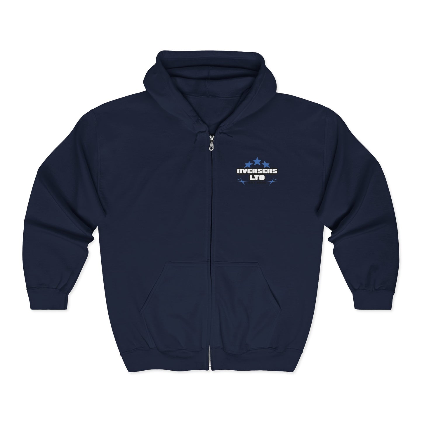 Overseas zip-up hoodie
