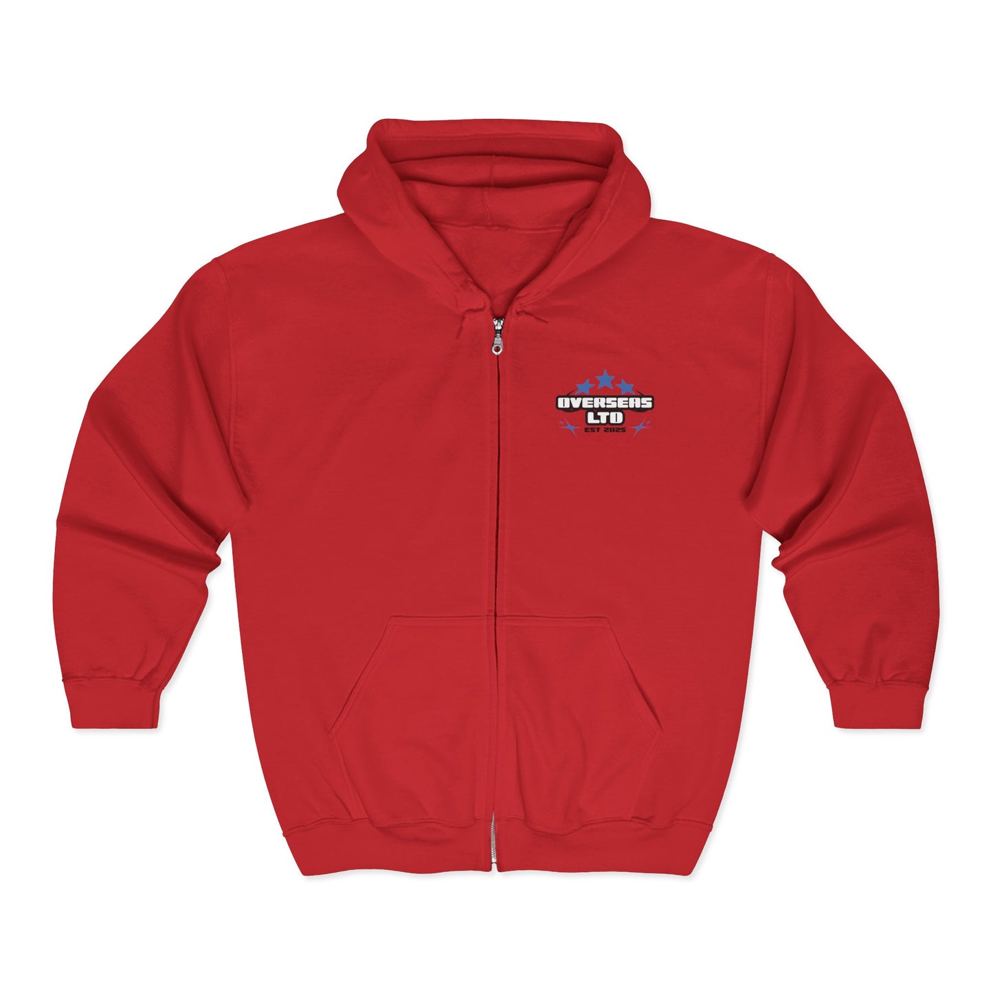 Overseas zip-up hoodie