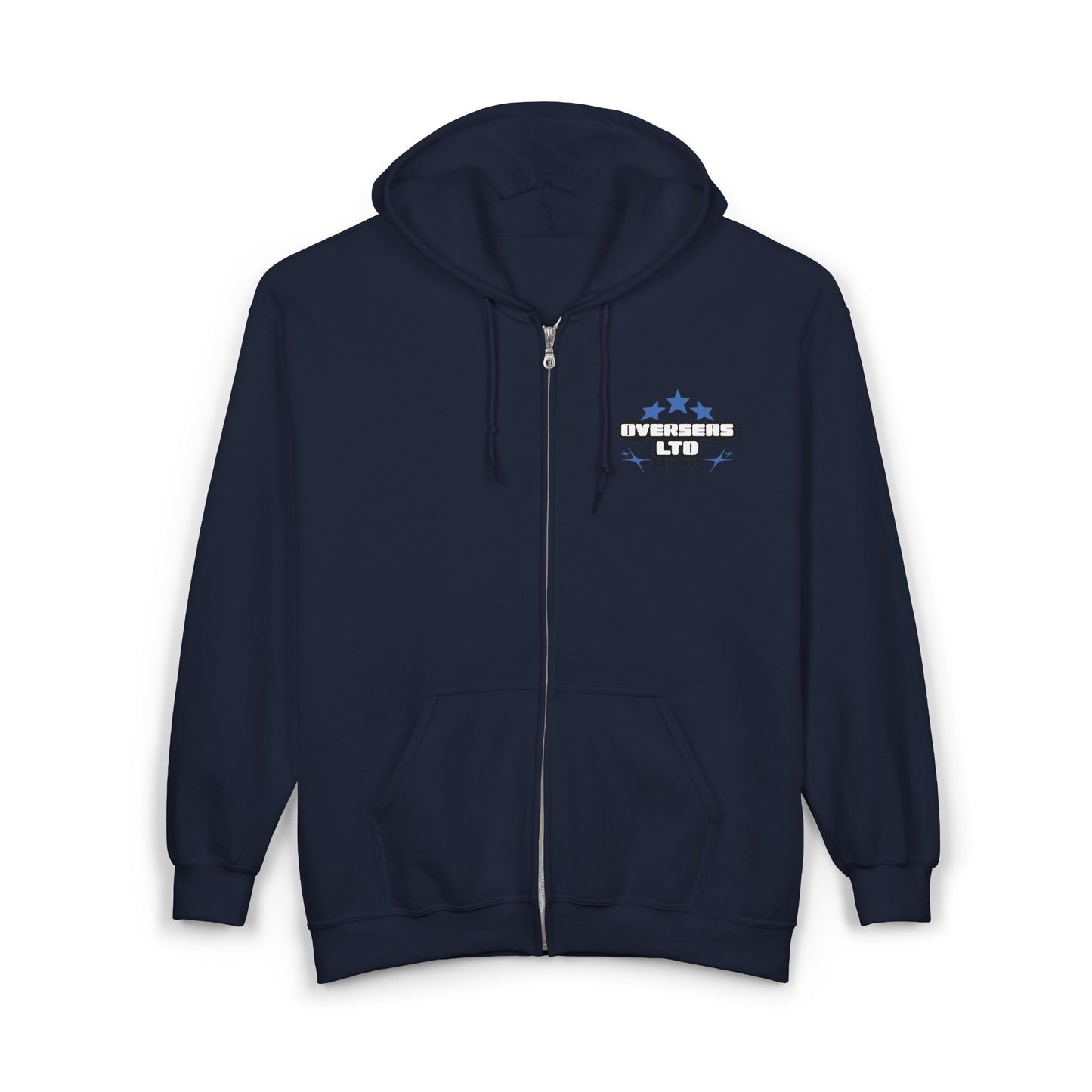 Overseas zip-up hoodie