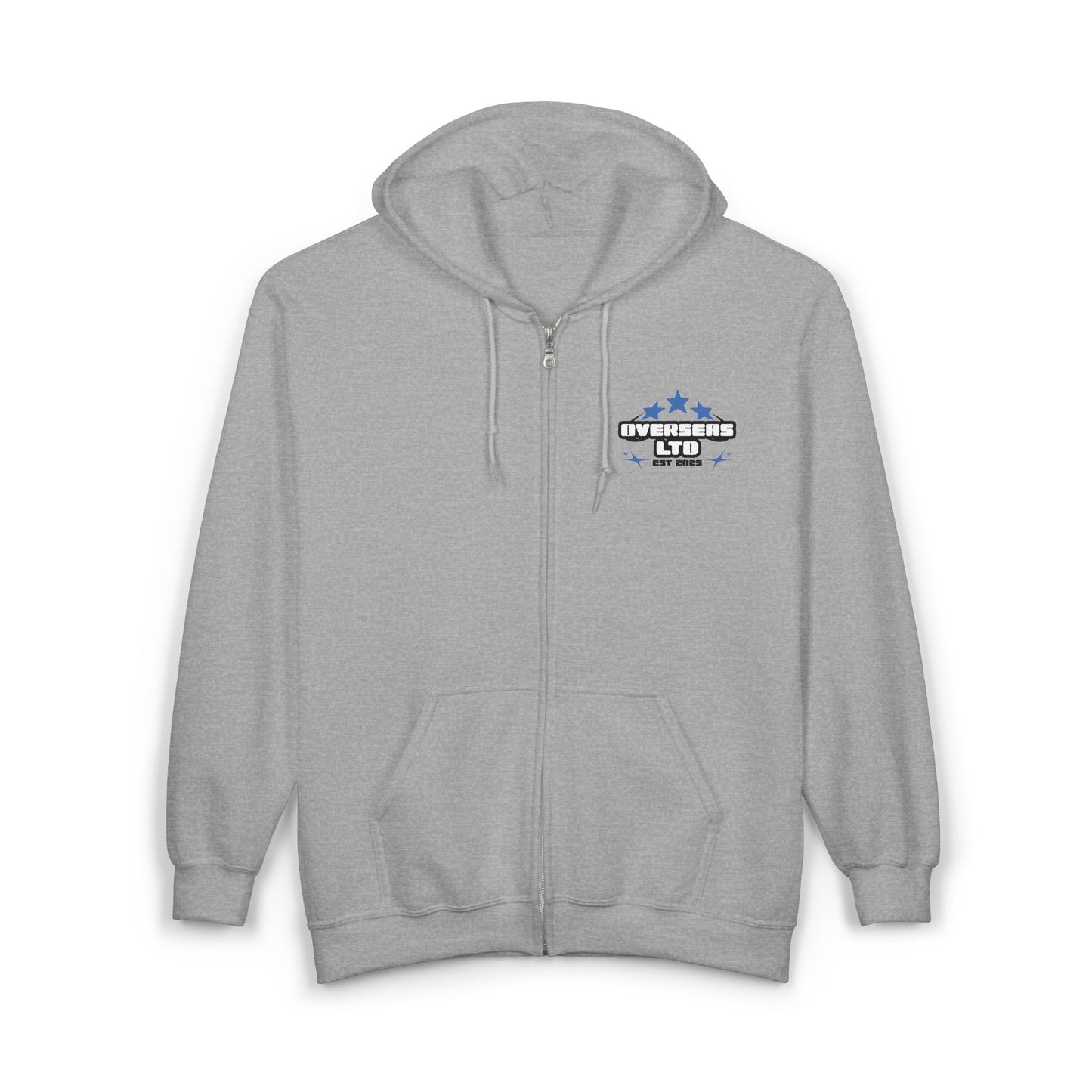Overseas zip-up hoodie