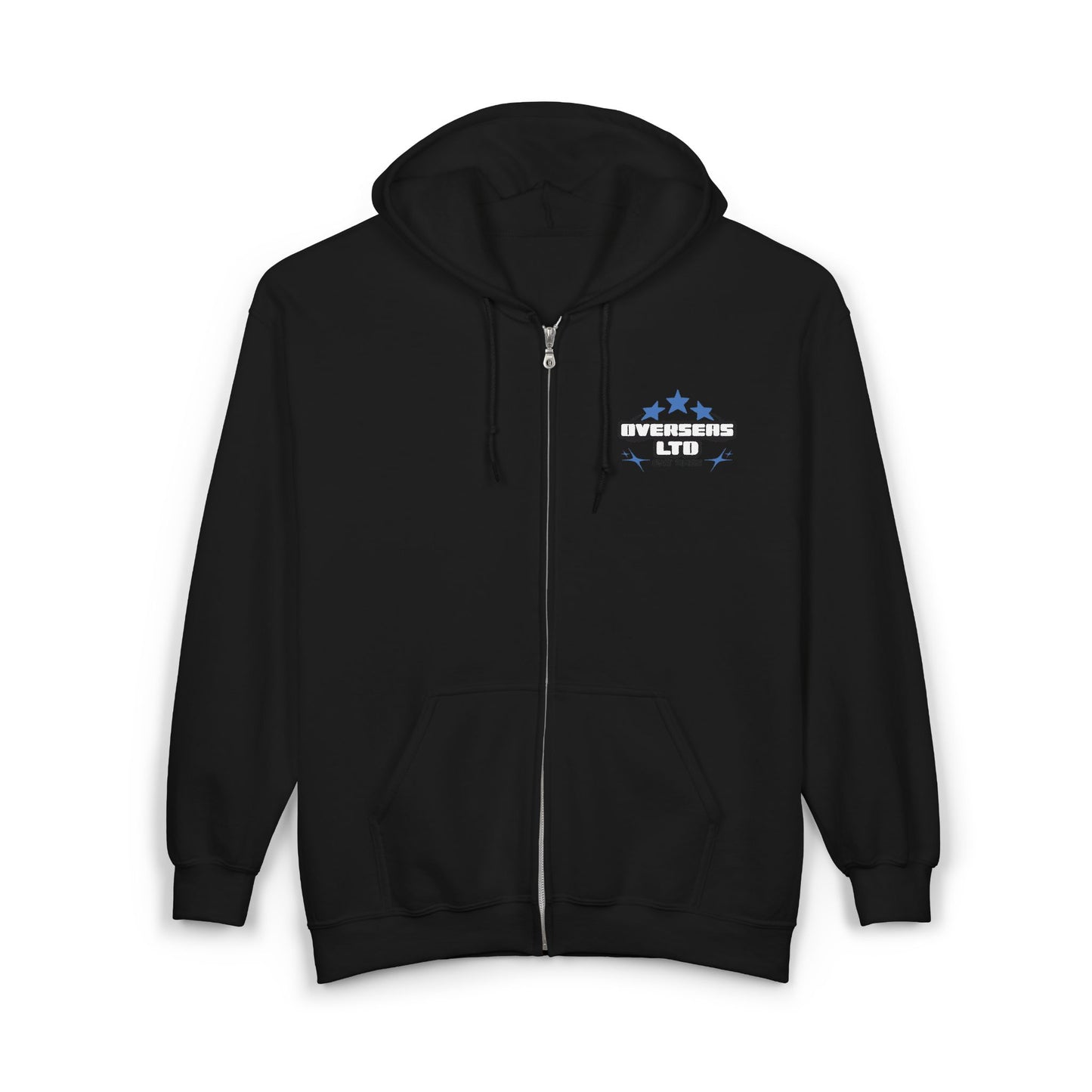 Overseas zip-up hoodie