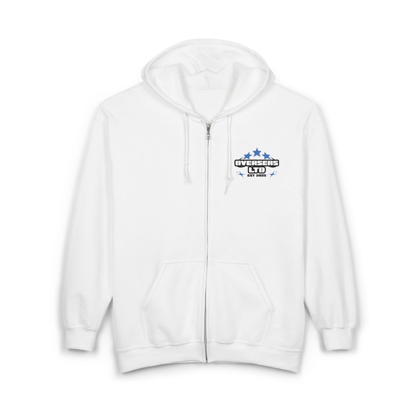 Overseas zip-up hoodie
