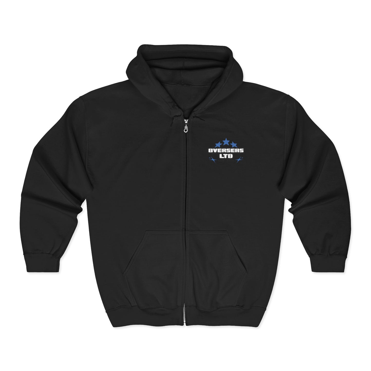 Overseas zip-up hoodie