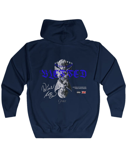 Overseas Blessed Zip Up Hoodie