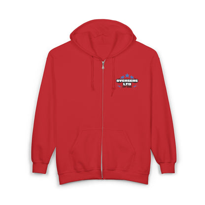 Overseas zip-up hoodie