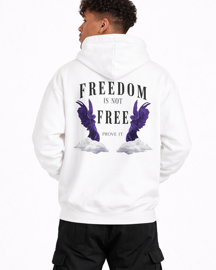 Overseas White Freedom Hoodie
