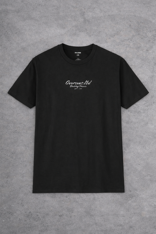Overseas Black Tee