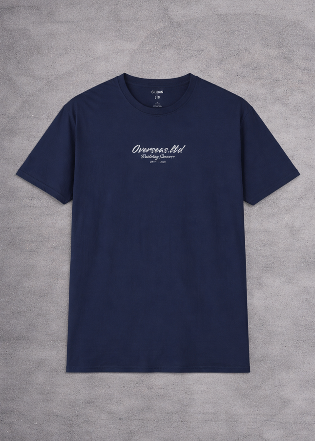 Overseas Navy Tee
