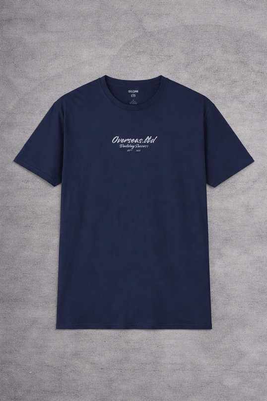 Overseas Navy Tee