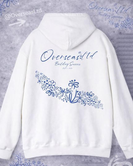 Overseas floral hoodie