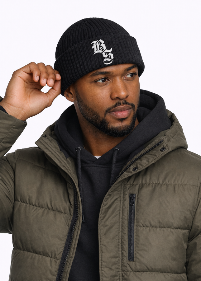 Black Cuff Beanie