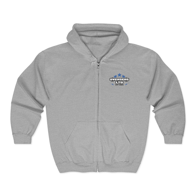 Overseas zip-up hoodie